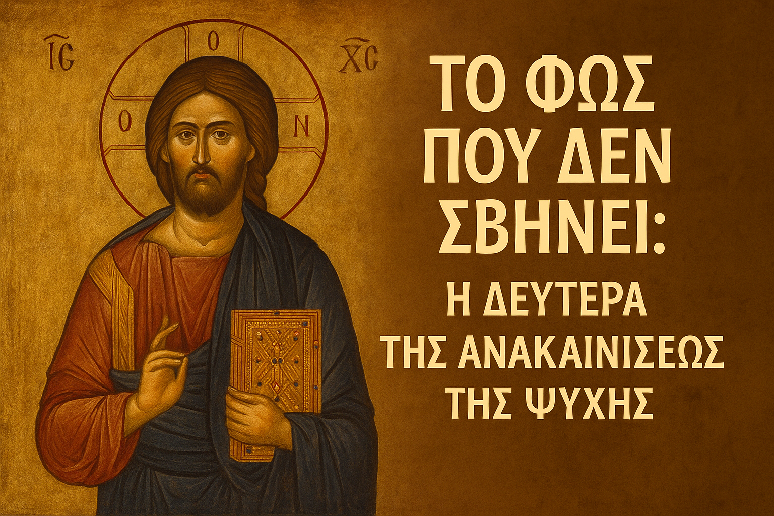 «Το Φως που Δεν Σβήνει: Η Δευτέρα της Ανακαινίσεως της Ψυχής»