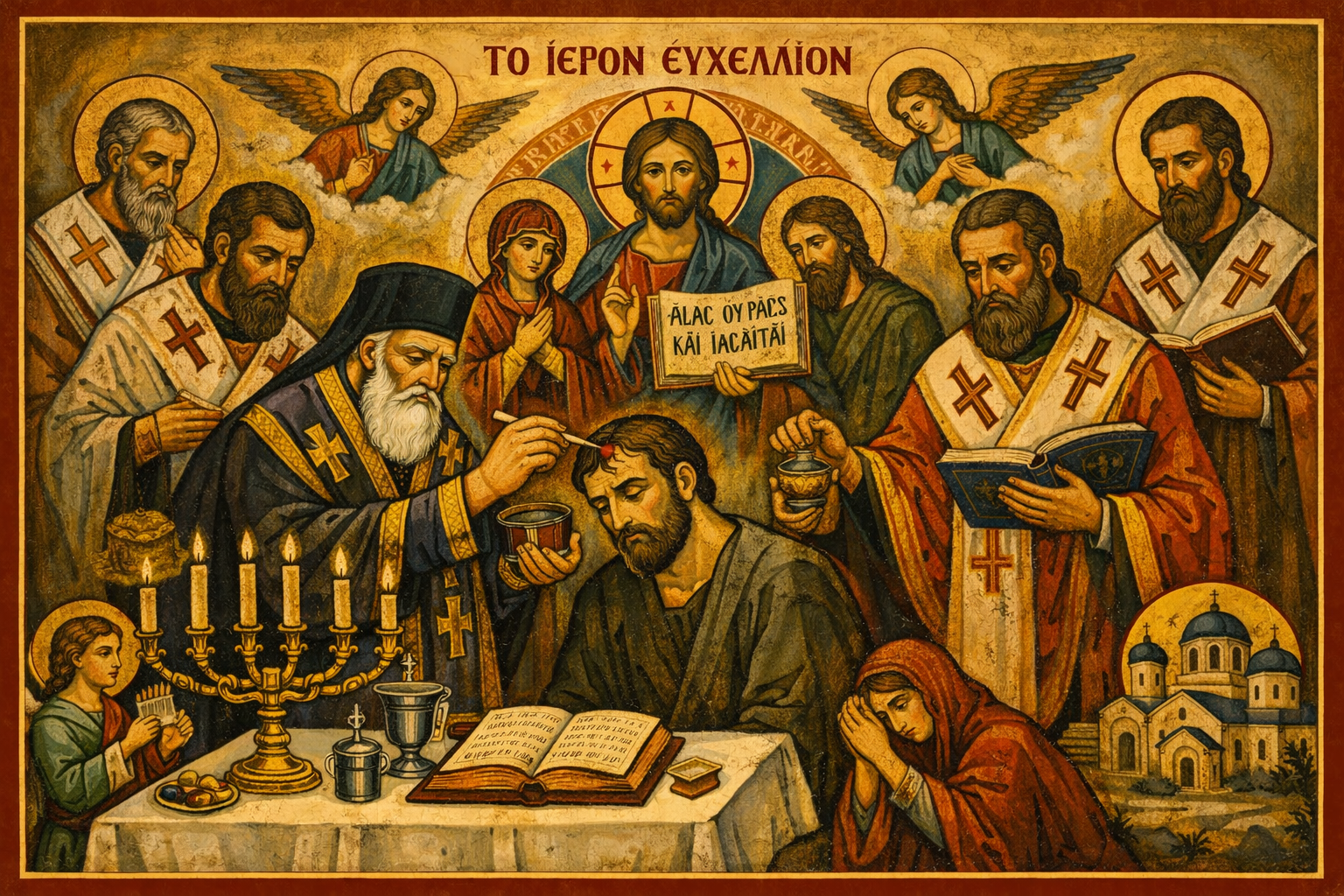 Το Ιερό Ευχέλαιο όταν ο Θεός αγγίζει τον πόνο.