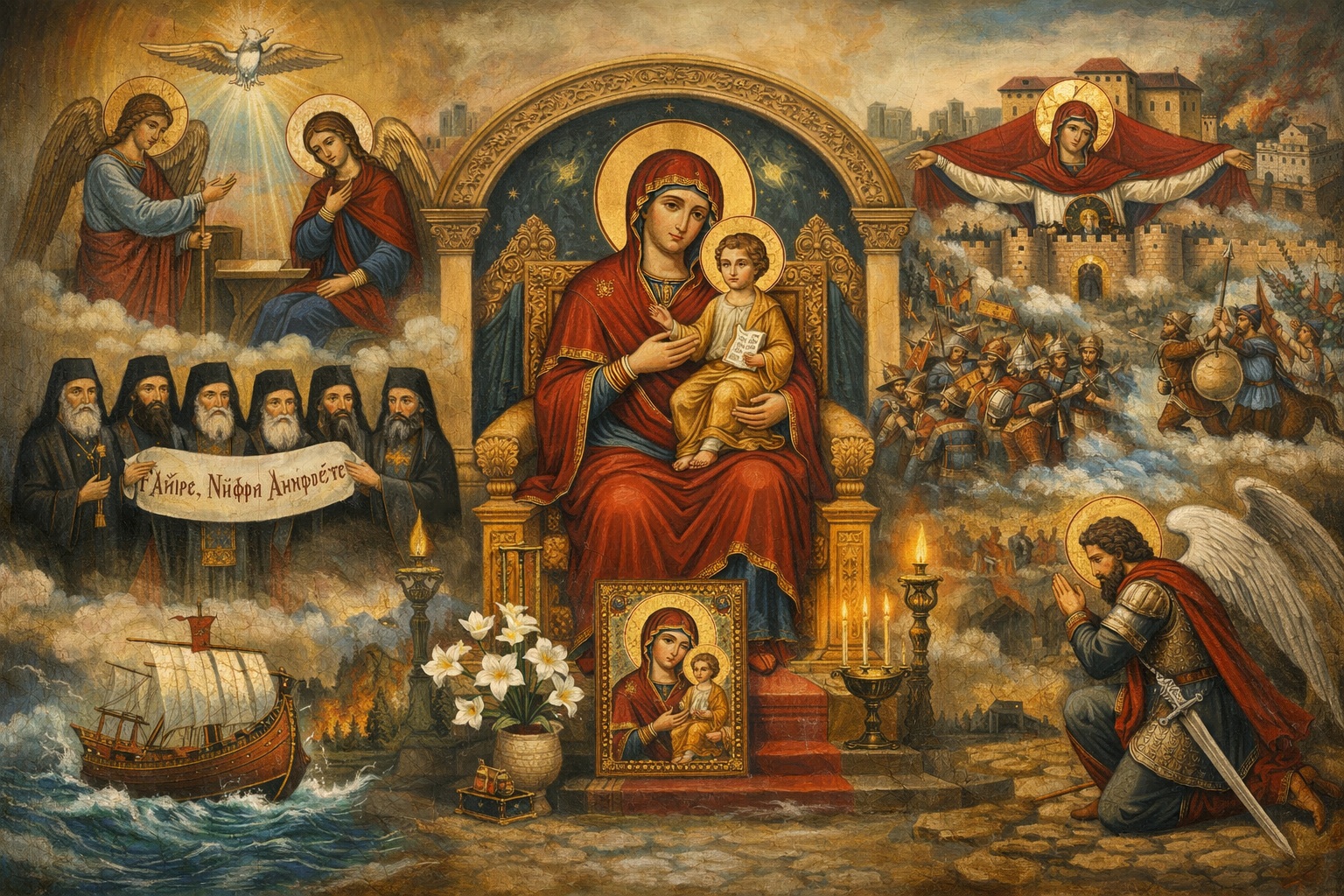 Ακάθιστος Ύμνος – Γιατί συγκλονίζει τις ψυχές; Το μυστήριο της Παναγίας.